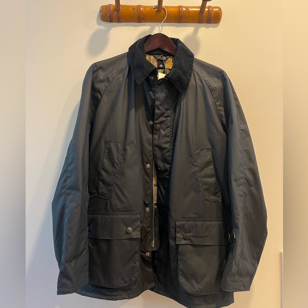 Barbour Navy Ashby Wax Jacket